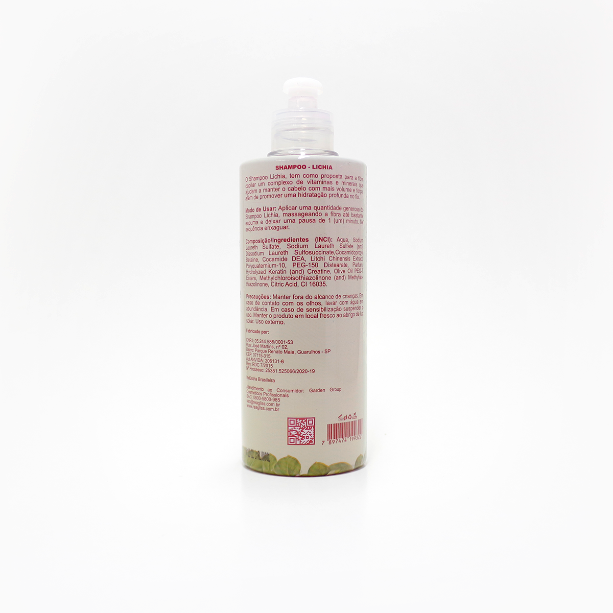 Shampoo de Lichia 380ml - Imagem 2