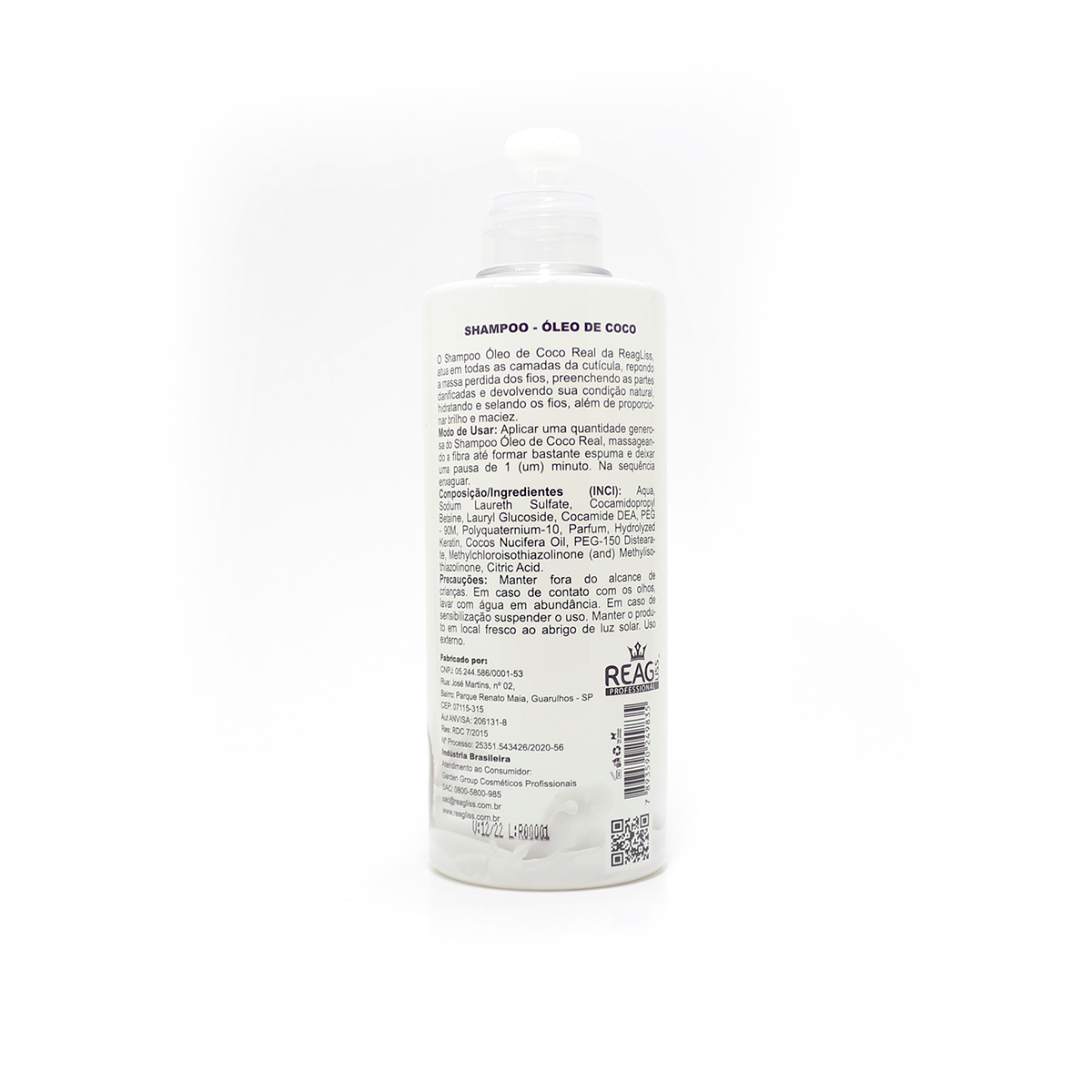 Shampoo de Coco 380ml - Imagem 2